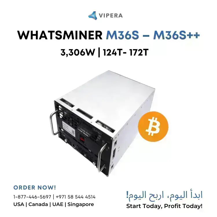 MicroBT WhatsMiner M36S – M36S++ 3306W