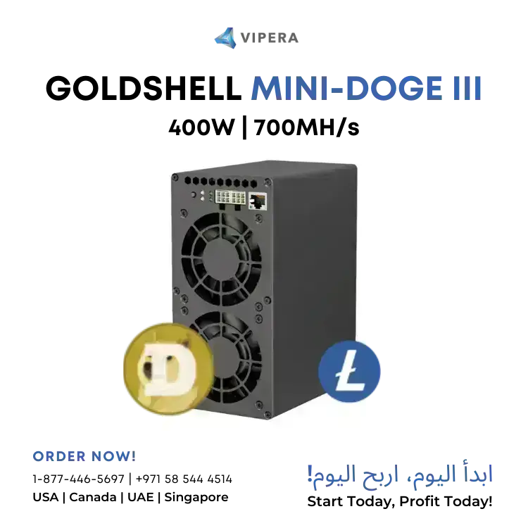 Goldshell Mini-DOGE III 700 MH/S Wifi (LTC/DOGE)