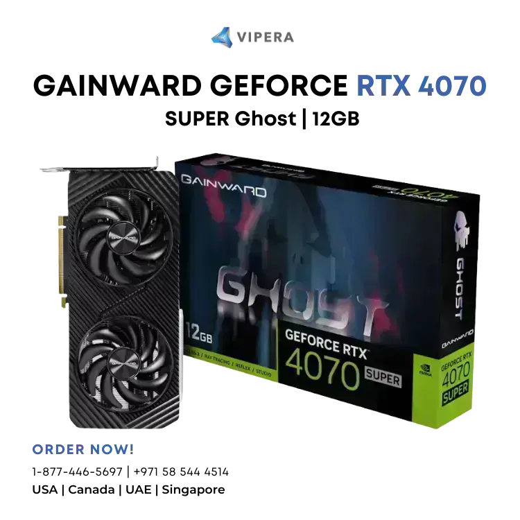Gainward GeForce RTX 4070 SUPER Ghost 12GB GDDR6X PCI-Express Graphics Card