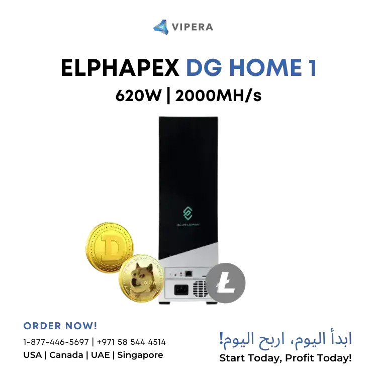 Elphapex DG HOME 1 Reduced Noise 2000 MH/s 620W (LTC/DOGE)