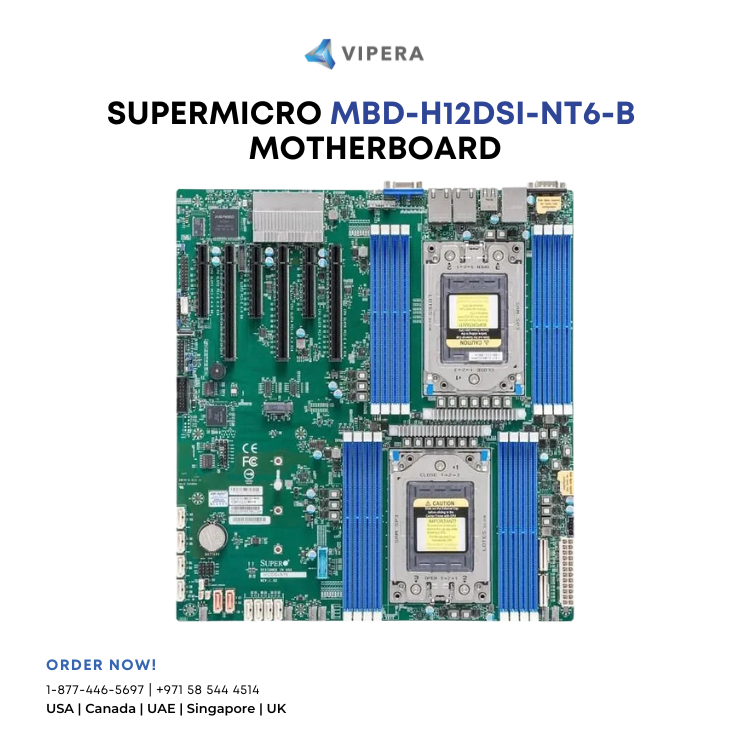 Supermicro MBD-H12DSI-NT6-B Workstation Motherboard