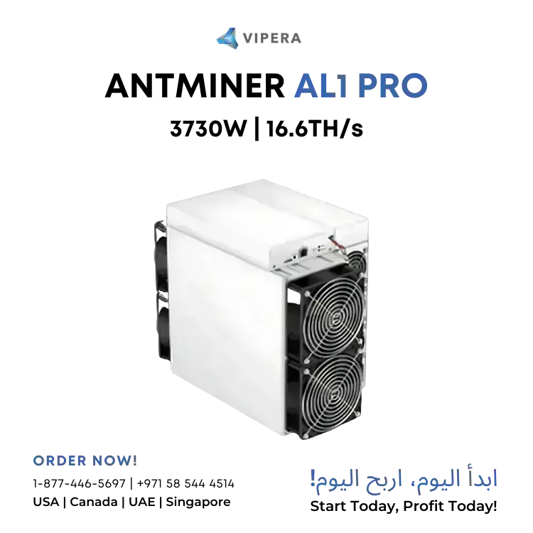 Bitmain Antminer AL1 Pro 16.6TH/s 3730W (ALPH)