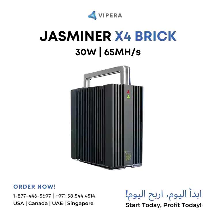 Jasminer X4 Brick 65mh S 30w Etc | Viperatech | Viperatech