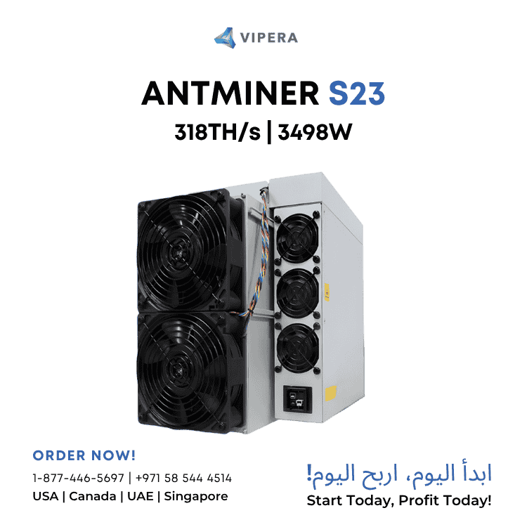 Bitmain Antminer S23 318TH/s Bitcoin Miner