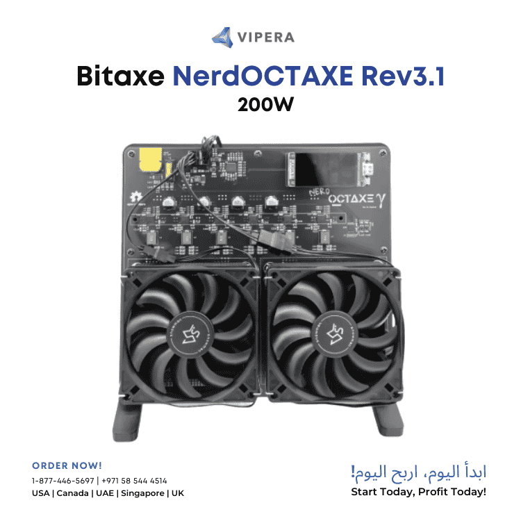Bitaxe NerdOCTAXE Rev3.1 12TH/s BTC Miner