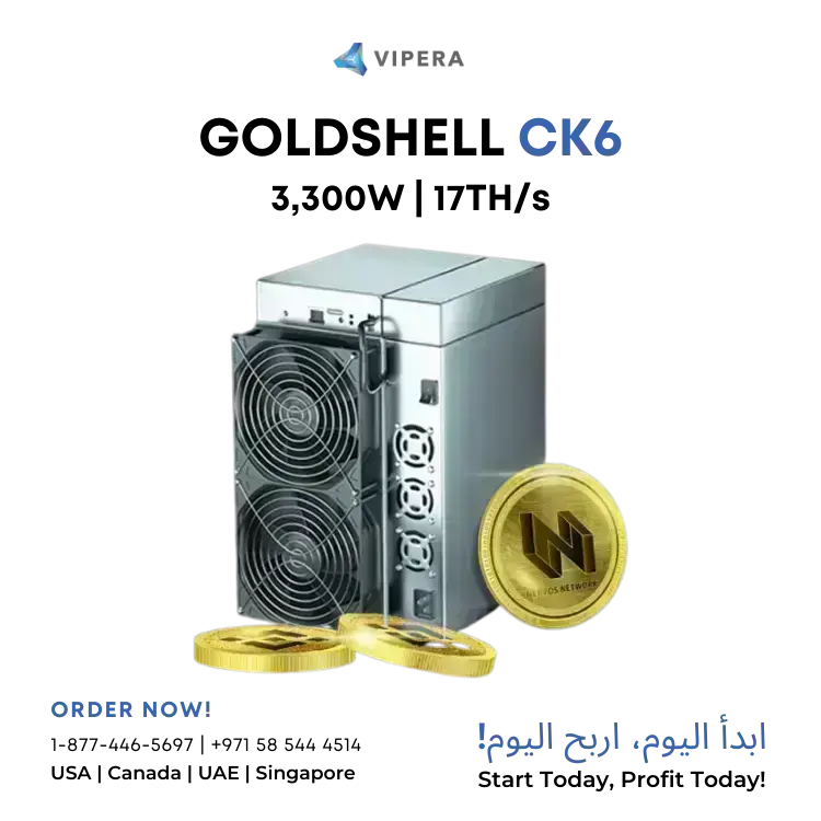 Goldshell CK6 19TH/s 3300W (CKB)