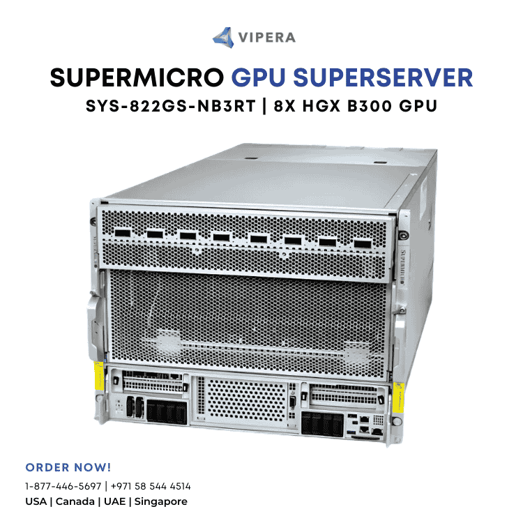 Supermicro Gpu A Server As 8126gs Nb3rt Nvidia Hgx B300 Nvl8