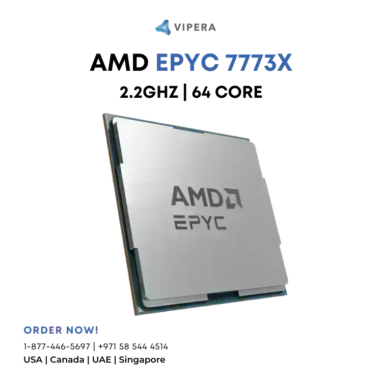 AMD Epyc 64 CORE Processor 7773X 2.2GHZ 768MB