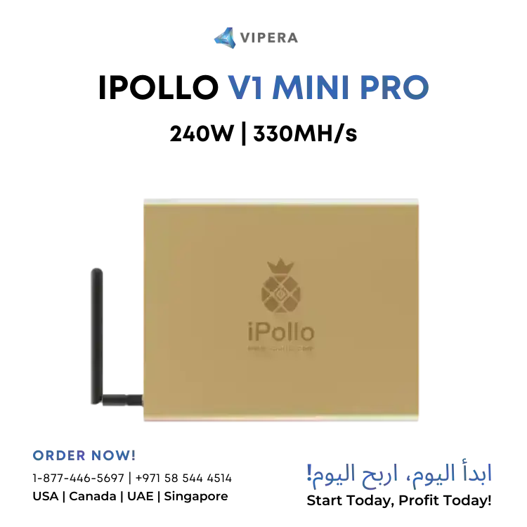 IPollo V1 Mini Pro 330MH/s 240W (ETC)