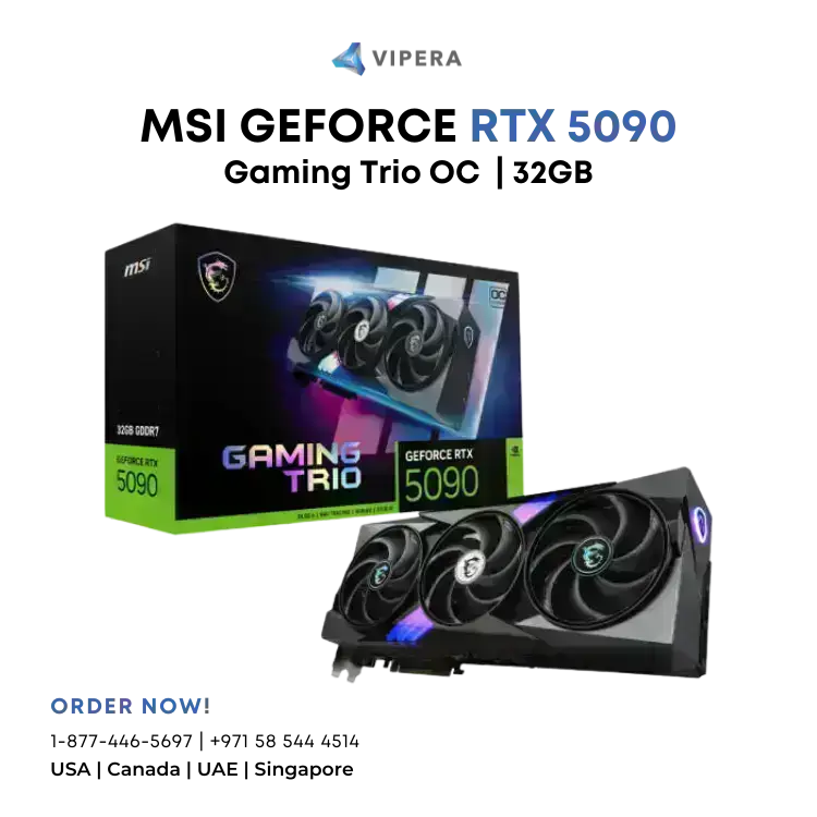 MSI GeForce RTX 5090 Gaming Trio OC Graphics Card, 32GB