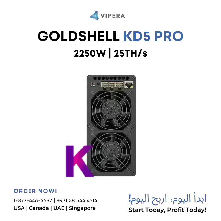 Goldshell KD5 Pro 25 TH/s 2250W (KDA)