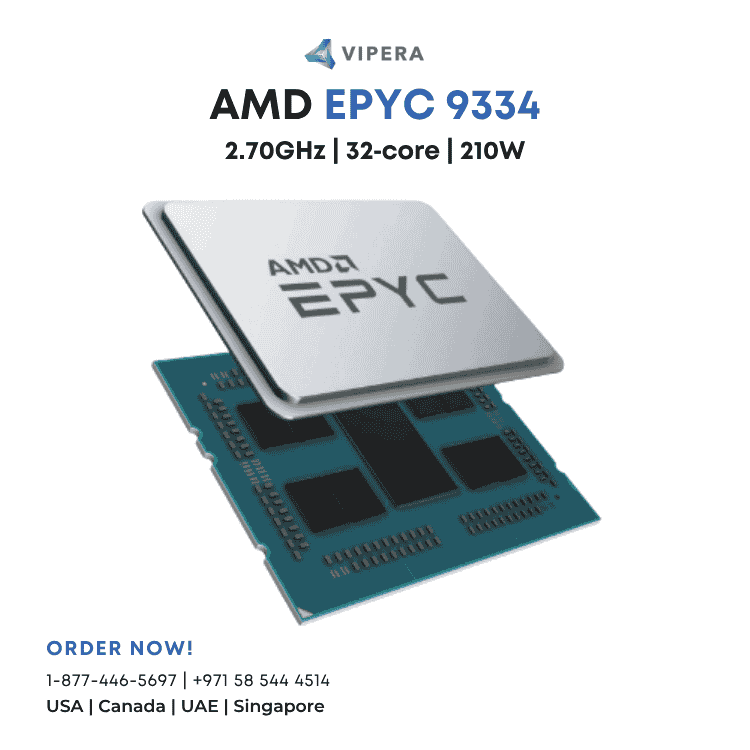 AMD EPYC 9334 2.7GHz 32-core 210W Processor