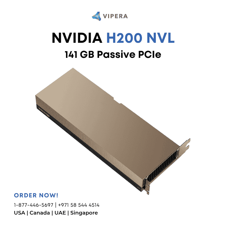 Nvidia H200 NVL Graphic Card 141 GB Passive PCIe – 900-21010-0040-000