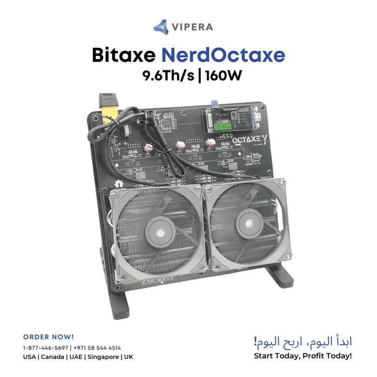 Bitaxe NerdOCTAXE 9.6TH/s SOLO miner