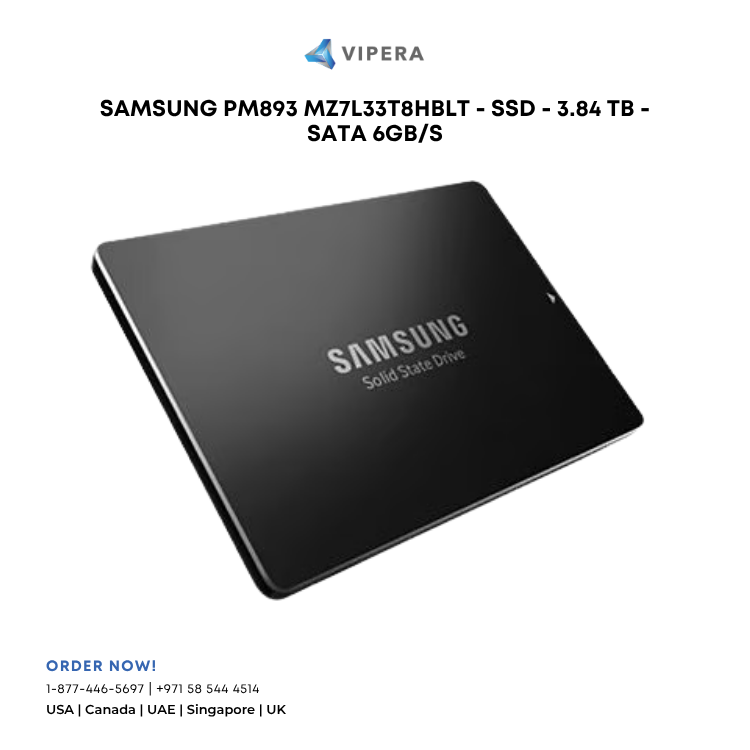 Samsung PM893 MZ7L33T8HBLT - SSD - 3.84 TB - SATA 6Gb/s