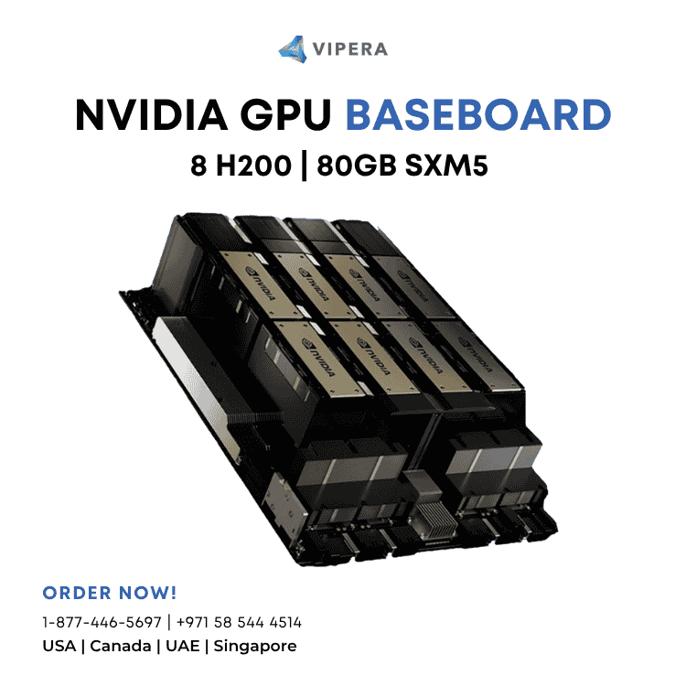 NVIDIA DELTA-NEXT HGX GPU Baseboard, 8 H100 80GB SXM5 - 935-24287-0000-000