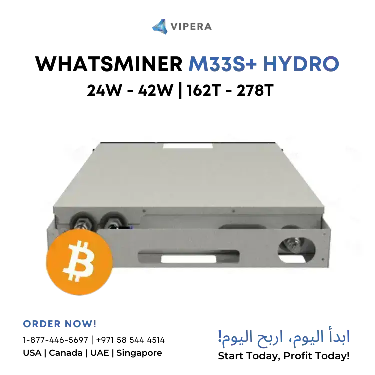 MicroBT Whatsminer M33S+ Hydro